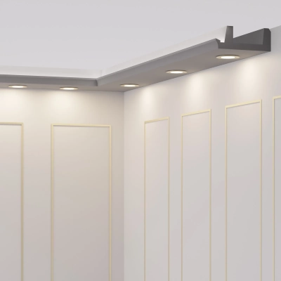 Lichtleisten LED für indirekte Beleuchtung - 20 Meter OL-46 Grau